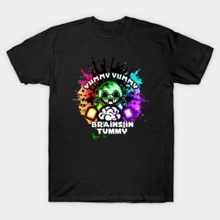 Yummy Yummy Brains in Tummy T-Shirt